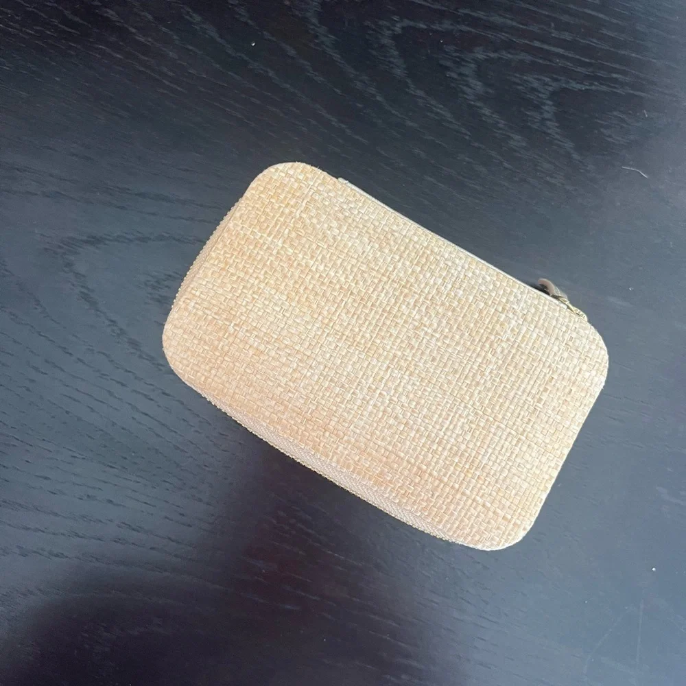 J.Crew Woven Jewelry Case